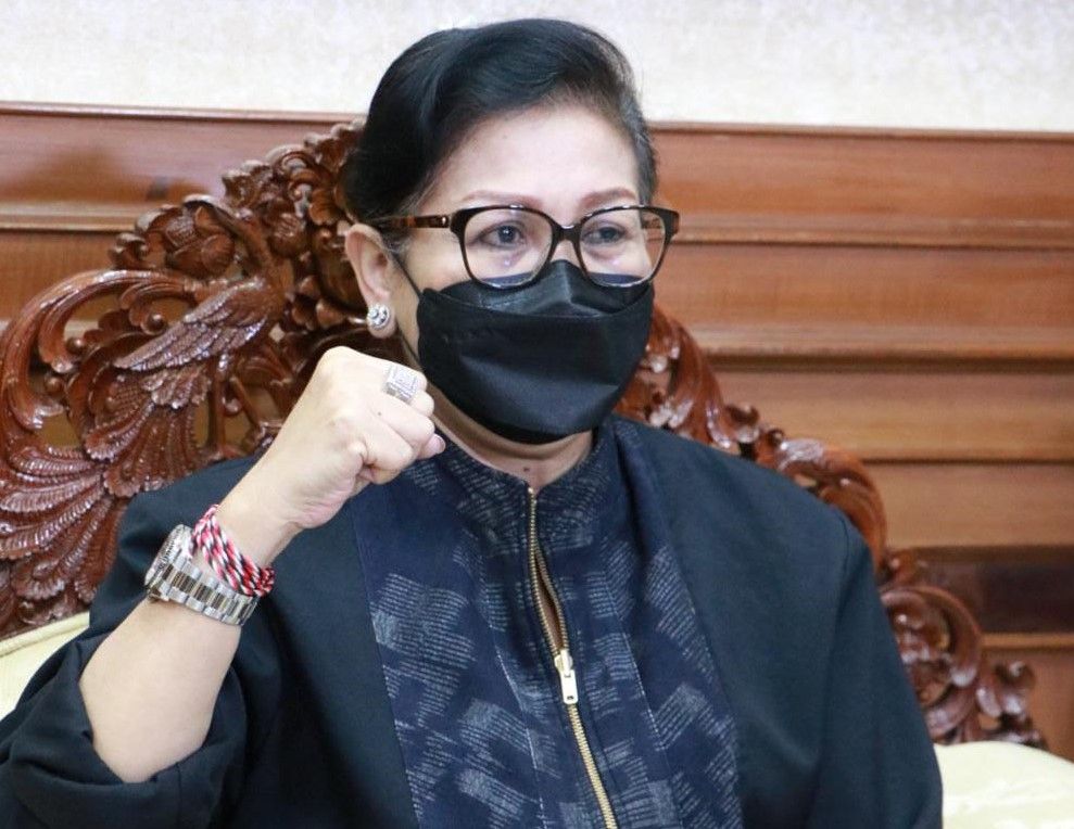 podiumnews.com- Ny. Putri Koster: Mari Kita Guyub Dukung Program Percepatan Vaksinasi